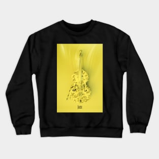 Jazz Yellow Accent Crewneck Sweatshirt